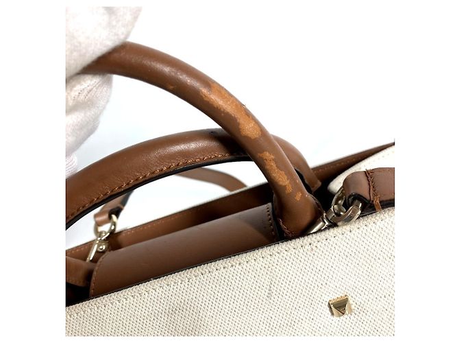 Jimmy Choo Logo Avenue S Tasche Beige - Ansicht 16
