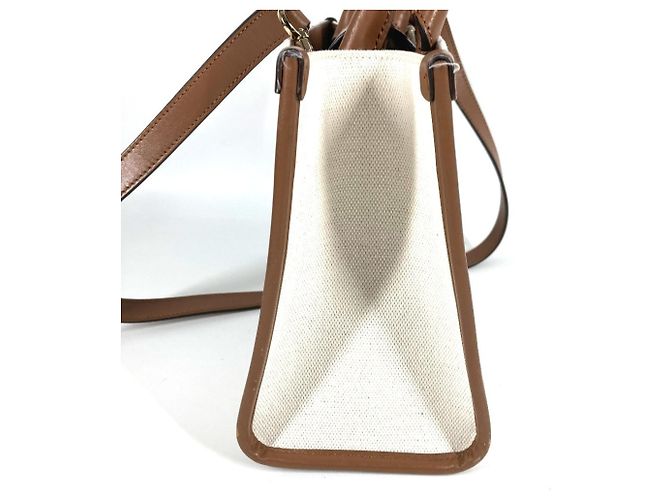 Jimmy Choo Logo Avenue S Tasche Beige - Ansicht 3