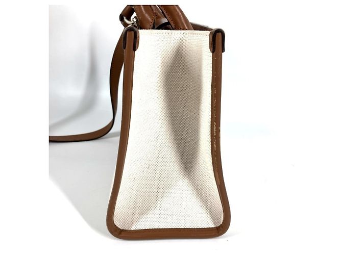 Jimmy Choo Logo Avenue S Tasche Beige - Ansicht 4