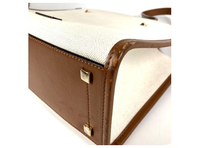 Jimmy Choo Logo Avenue S Tasche Beige - Ansicht 7