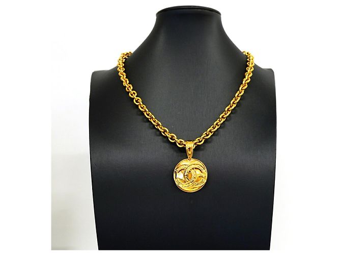 Collana Chanel placcata oro D'oro - vista 6