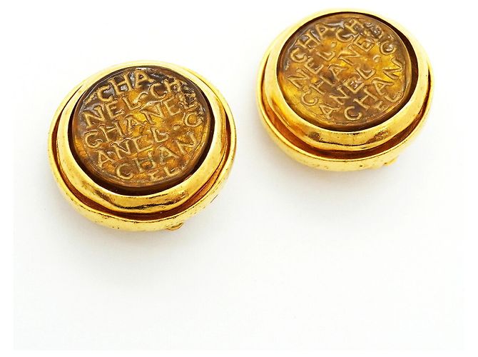 Orecchini a clip Chanel placcati oro D'oro - vista 2