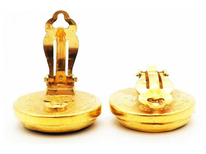 Orecchini a clip Chanel placcati oro D'oro - vista 3