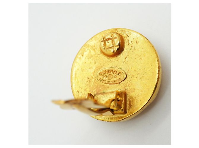 Orecchini a clip Chanel placcati oro D'oro - vista 4