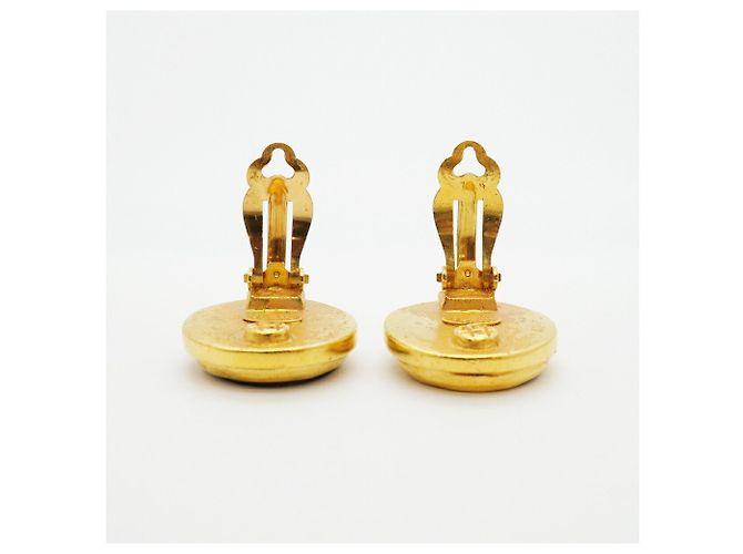 Orecchini a clip Chanel placcati oro D'oro - vista 6