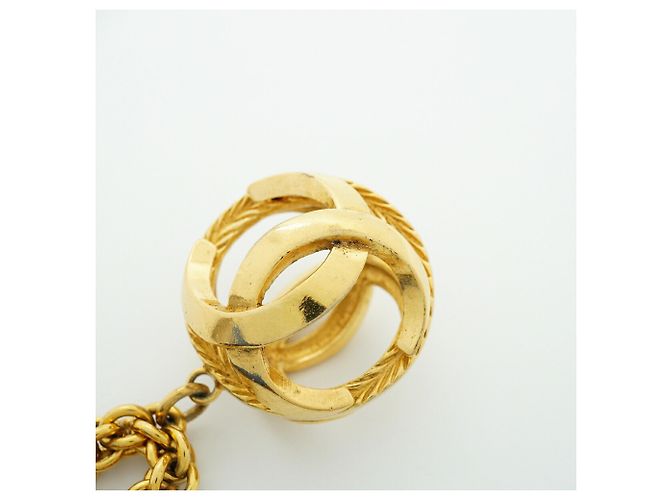 Collana Chanel Coco Mark placcata oro D'oro - vista 7