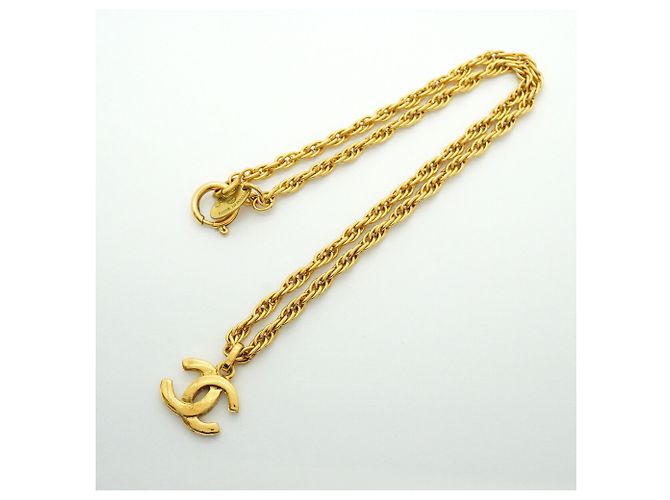 Chanel vergoldete Halskette Golden - Ansicht 2