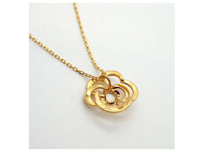 Collana Chanel Camélia in oro giallo 18K - vista 2