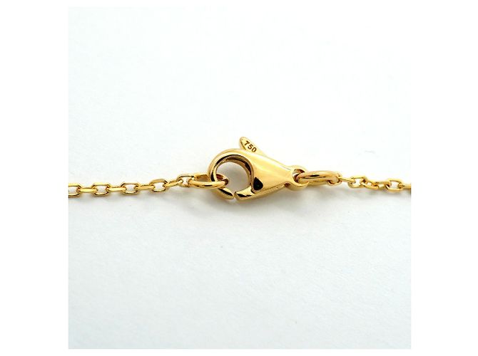 Collana Chanel Camélia in oro giallo 18K - vista 4