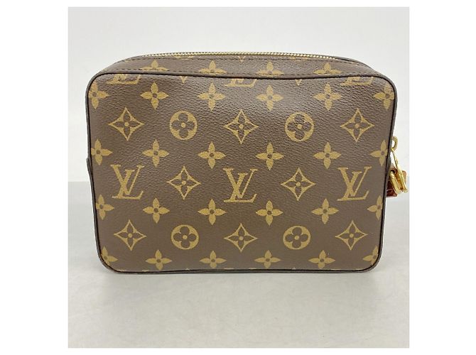 Louis Vuitton Monogram Soft Trunk Pochette Clutch Bag Marrone - vista 10