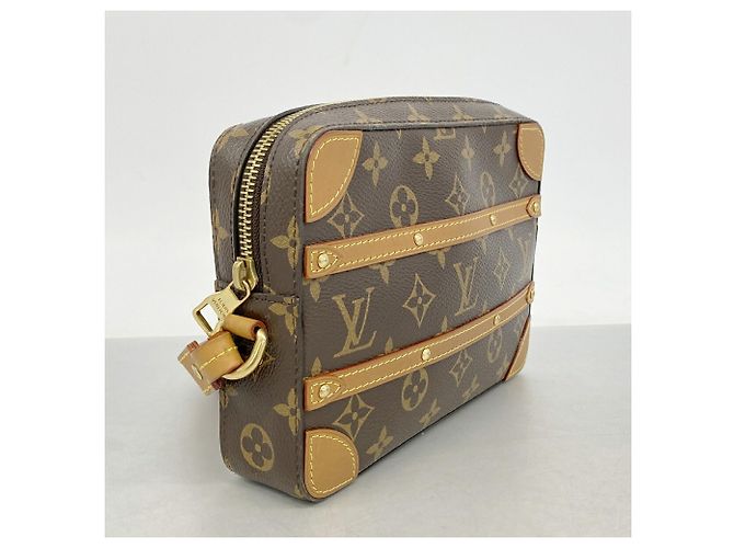 Louis Vuitton Monogram Soft Trunk Pochette Clutch Bag Marrone - vista 2