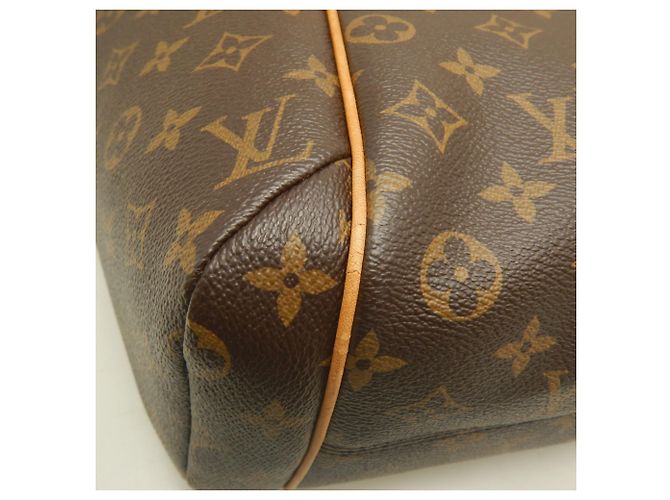 Saco Tote Louis Vuitton Monogram Totally PM Marrom Preto Monograma - vista 16