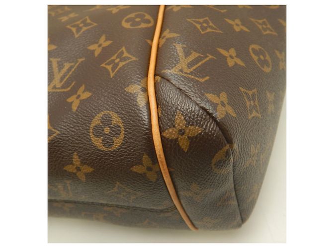 Saco Tote Louis Vuitton Monogram Totally PM Marrom Preto Monograma - vista 17