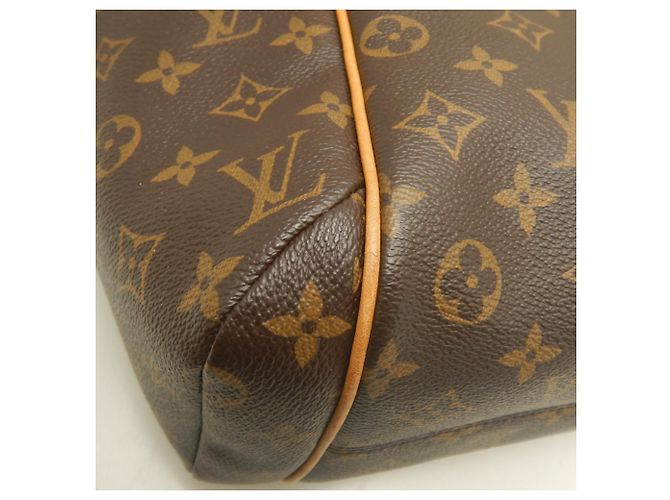 Saco Tote Louis Vuitton Monogram Totally PM Marrom Preto Monograma - vista 18