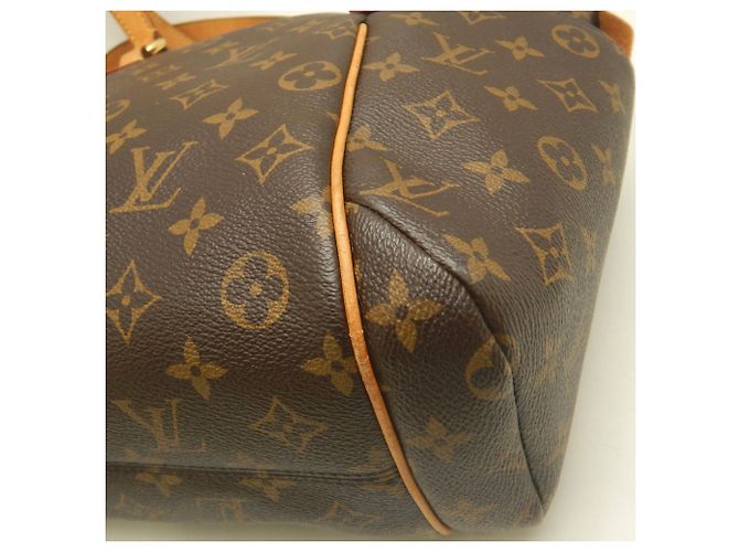 Saco Tote Louis Vuitton Monogram Totally PM Marrom Preto Monograma - vista 19