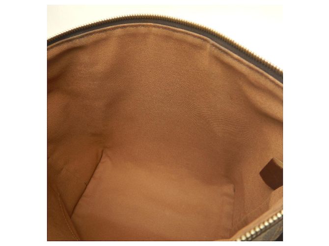 Saco Tote Louis Vuitton Monogram Totally PM Marrom Preto Monograma - vista 23