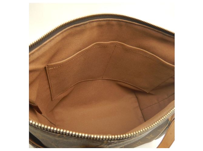 Saco Tote Louis Vuitton Monogram Totally PM Marrom Preto Monograma - vista 5