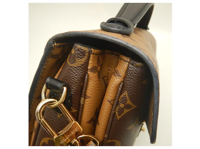 Bolsa Louis Vuitton Monogram Reverse Pochette Metis Marrom Monograma - vista 10