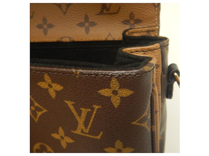 Bolsa Louis Vuitton Monogram Reverse Pochette Metis Marrom Monograma - vista 19