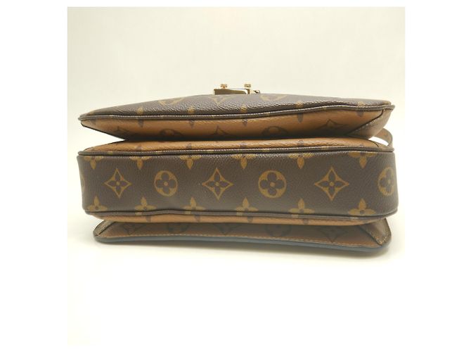 Bolsa Louis Vuitton Monogram Reverse Pochette Metis Marrom Monograma - vista 6