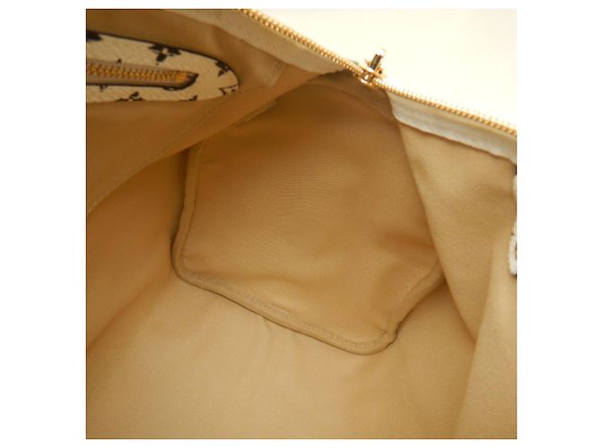 Borsa Louis Vuitton Monogram Giant Speedy Bandoulière 30 Bianco Beige Cachi - vista 18
