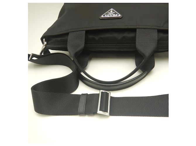 Prada Nylon Tote Bag in Nero Schwarz - Ansicht 6