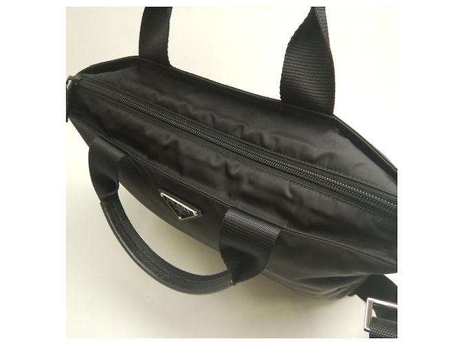 Prada Nylon Tote Bag in Nero Schwarz - Ansicht 7