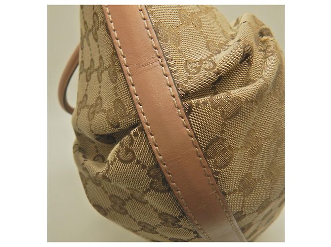 Borsa Tote Gucci Scarlett 269953 Beige Giallo - vista 11