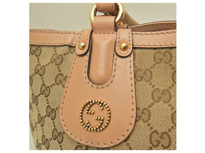 Borsa Tote Gucci Scarlett 269953 Beige Giallo - vista 15