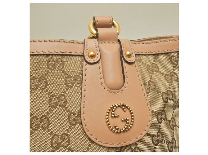 Borsa Tote Gucci Scarlett 269953 Beige Giallo - vista 17