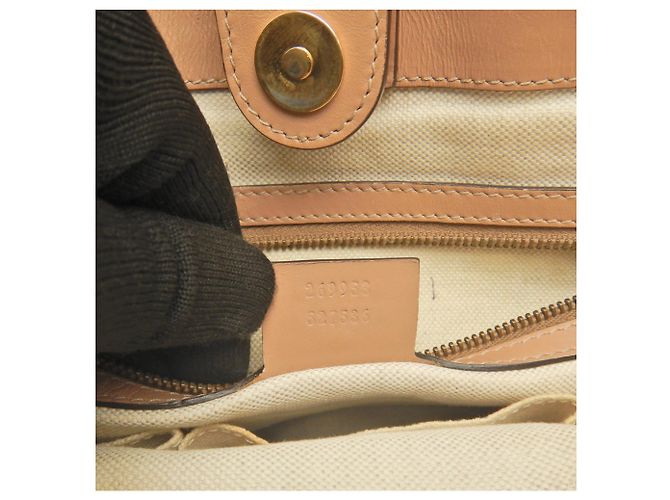 Borsa Tote Gucci Scarlett 269953 Beige Giallo - vista 28