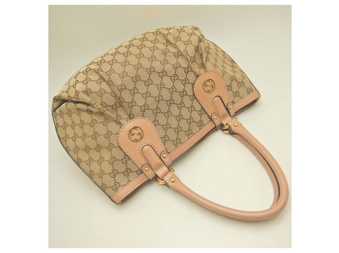 Borsa Tote Gucci Scarlett 269953 Beige Giallo - vista 3