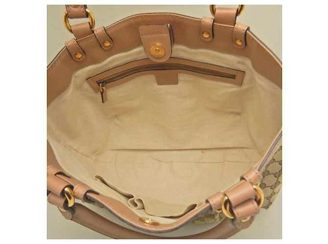 Borsa Tote Gucci Scarlett 269953 Beige Giallo - vista 5