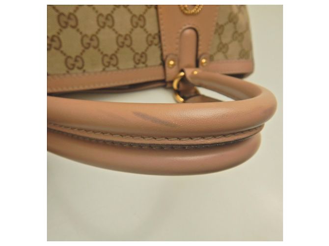 Borsa Tote Gucci Scarlett 269953 Beige Giallo - vista 7