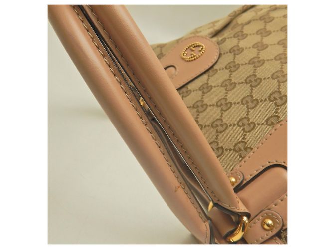 Borsa Tote Gucci Scarlett 269953 Beige Giallo - vista 9