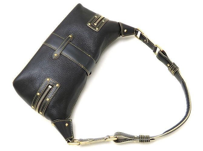 Borsa Louis Vuitton Suhali Impetue One Shoulder Bag Nero - vista 5