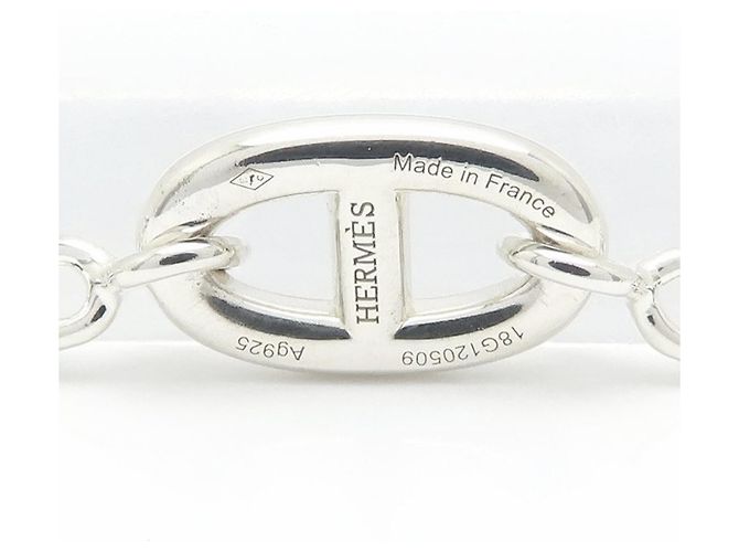 Hermès HERMES Chaine d'Ancre Farandole 80 Collar Plata - vista 4