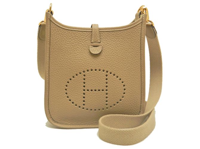 Hermès Borsa a tracolla HERMES Evelyne TPM in pelle Taurillon Clemmence marrone - vista 2