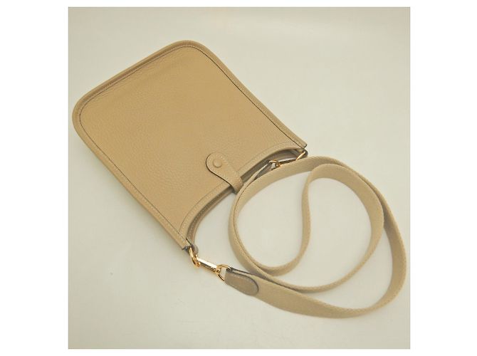 Hermès Borsa a tracolla HERMES Evelyne TPM in pelle Taurillon Clemmence marrone - vista 3