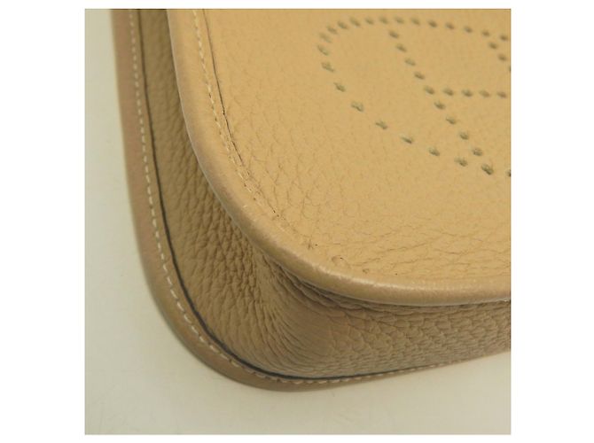 Hermès Borsa a tracolla HERMES Evelyne TPM in pelle Taurillon Clemmence marrone - vista 9