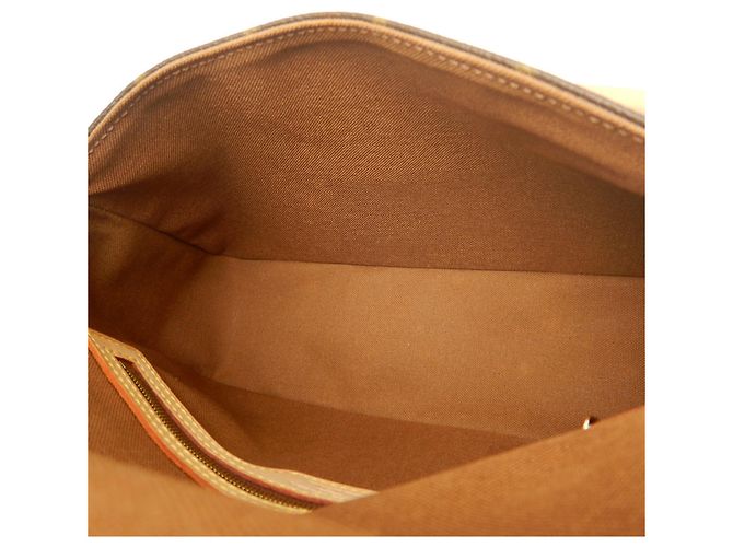 Bolso de hombro Louis Vuitton Monogram Mini Looping Castaño - vista 18