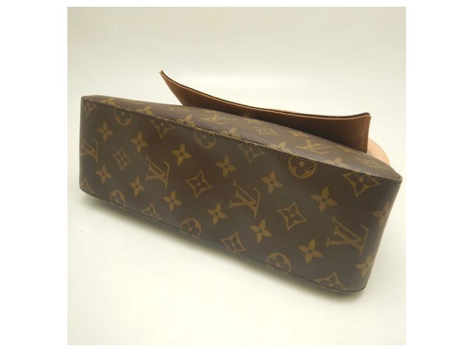 Bolso de hombro Louis Vuitton Monogram Mini Looping Castaño - vista 5