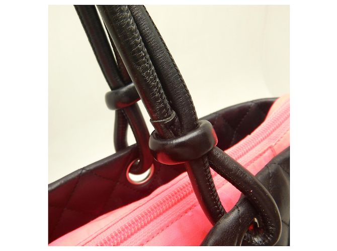 Borsa Tote Grande Chanel Cambon Line Nero - vista 12