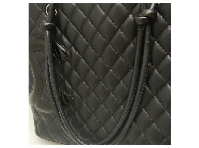 Borsa Tote Grande Chanel Cambon Line Nero - vista 13
