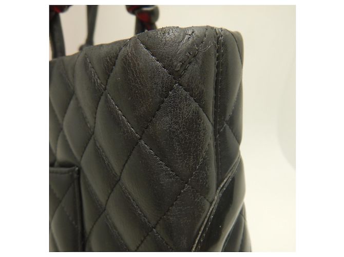 Borsa Tote Grande Chanel Cambon Line Nero - vista 14