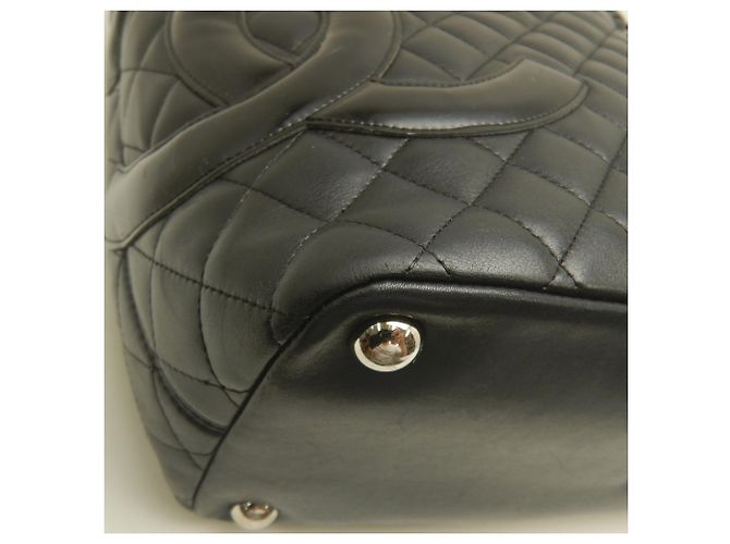 Borsa Tote Grande Chanel Cambon Line Nero - vista 19