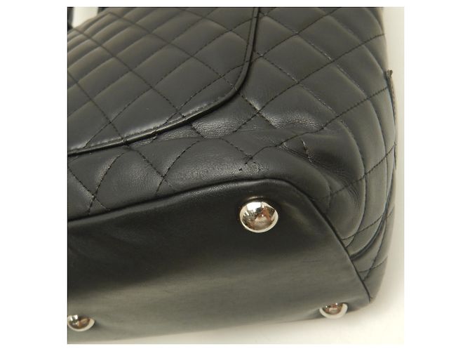 Borsa Tote Grande Chanel Cambon Line Nero - vista 22