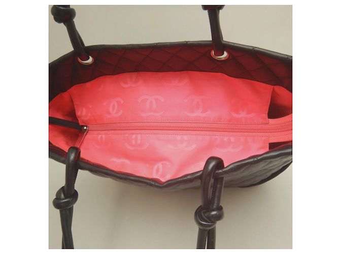 Borsa Tote Grande Chanel Cambon Line Nero - vista 23