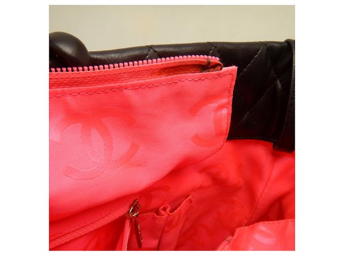 Borsa Tote Grande Chanel Cambon Line Nero - vista 30