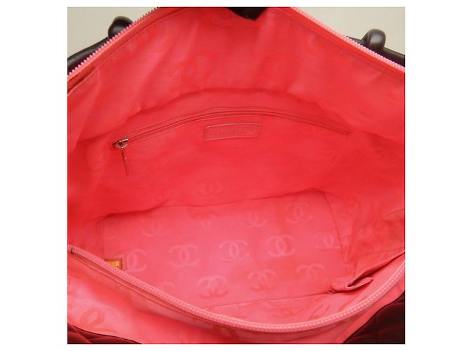Borsa Tote Grande Chanel Cambon Line Nero - vista 5